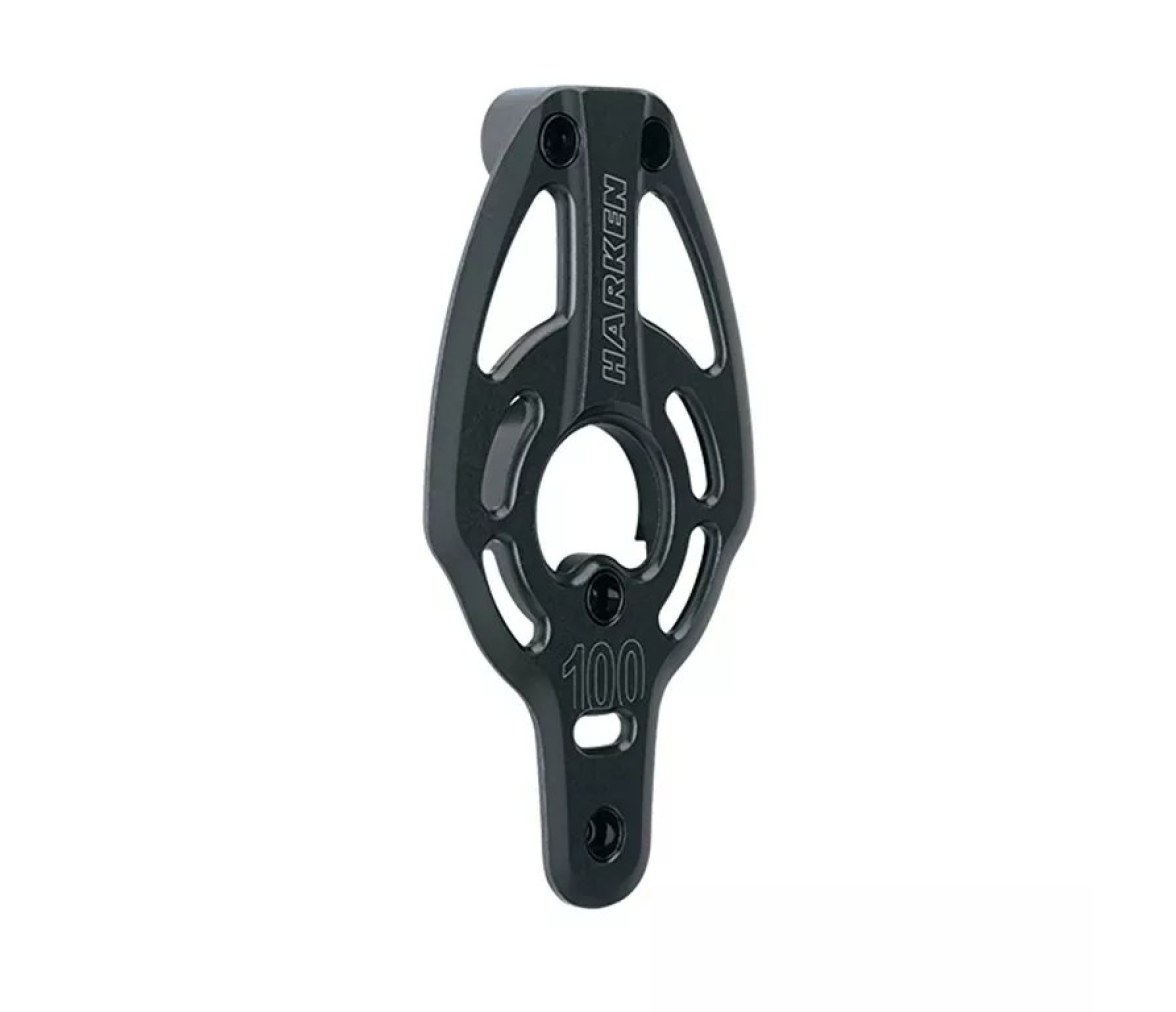 Harken AL-3756 Placa lateral con aisladores para polea Black Magic 100 mm