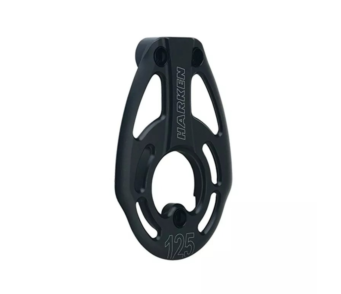 Harken AL-3772 Placa lateral con aisladores para polea Black Magic 125 mm