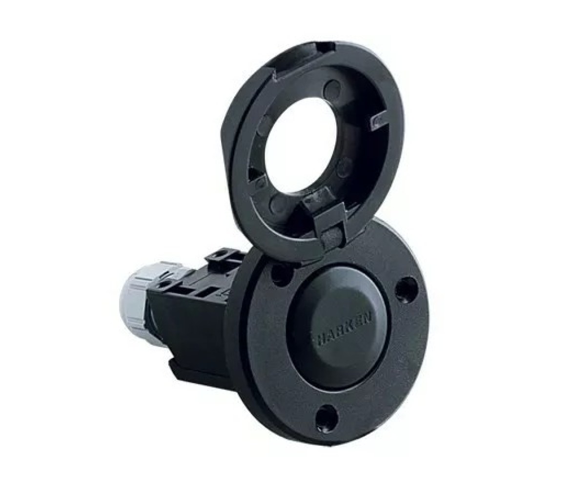 Harken BRS102/P Interruptor electrónico negro estanco, función simple, tapa de p