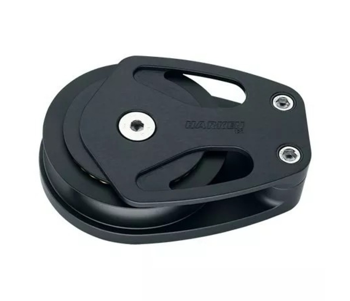 Harken C14040 Polea de pie compacta de aluminio de 125 mm