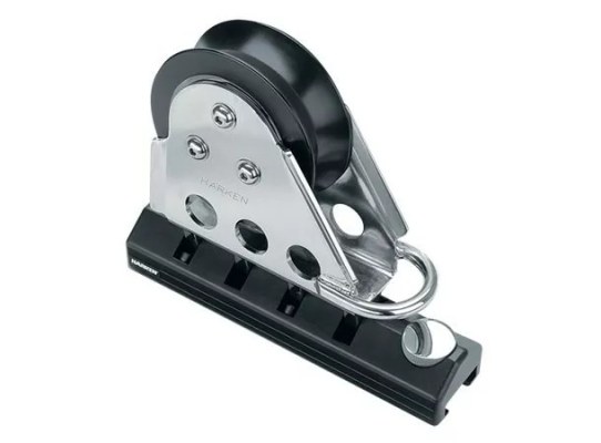Harken C7754 Carro de génova de 40 mm con tope de pasador
