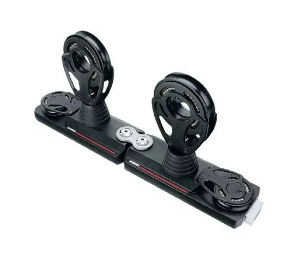 Harken C8583 Carro doble con poleas de pie de 64 mm