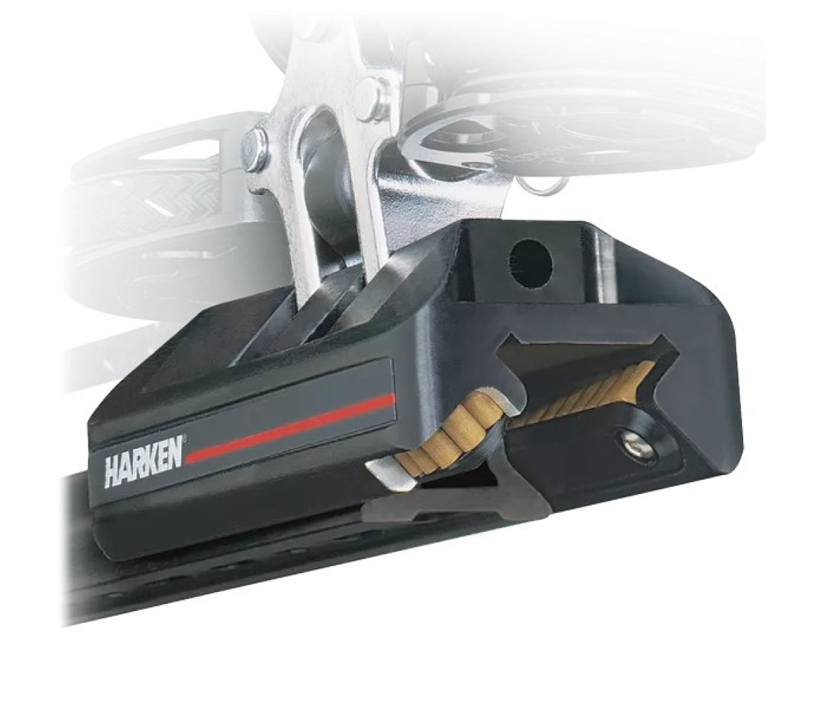 Harken C8862 Carro CRX 42 mm con junta universal y carril fijo
