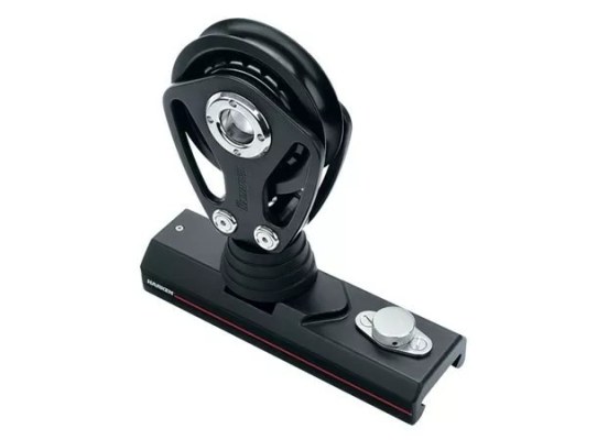 Harken C9368 Carro de escota 64 mm con doble tope y polea de 150 mm