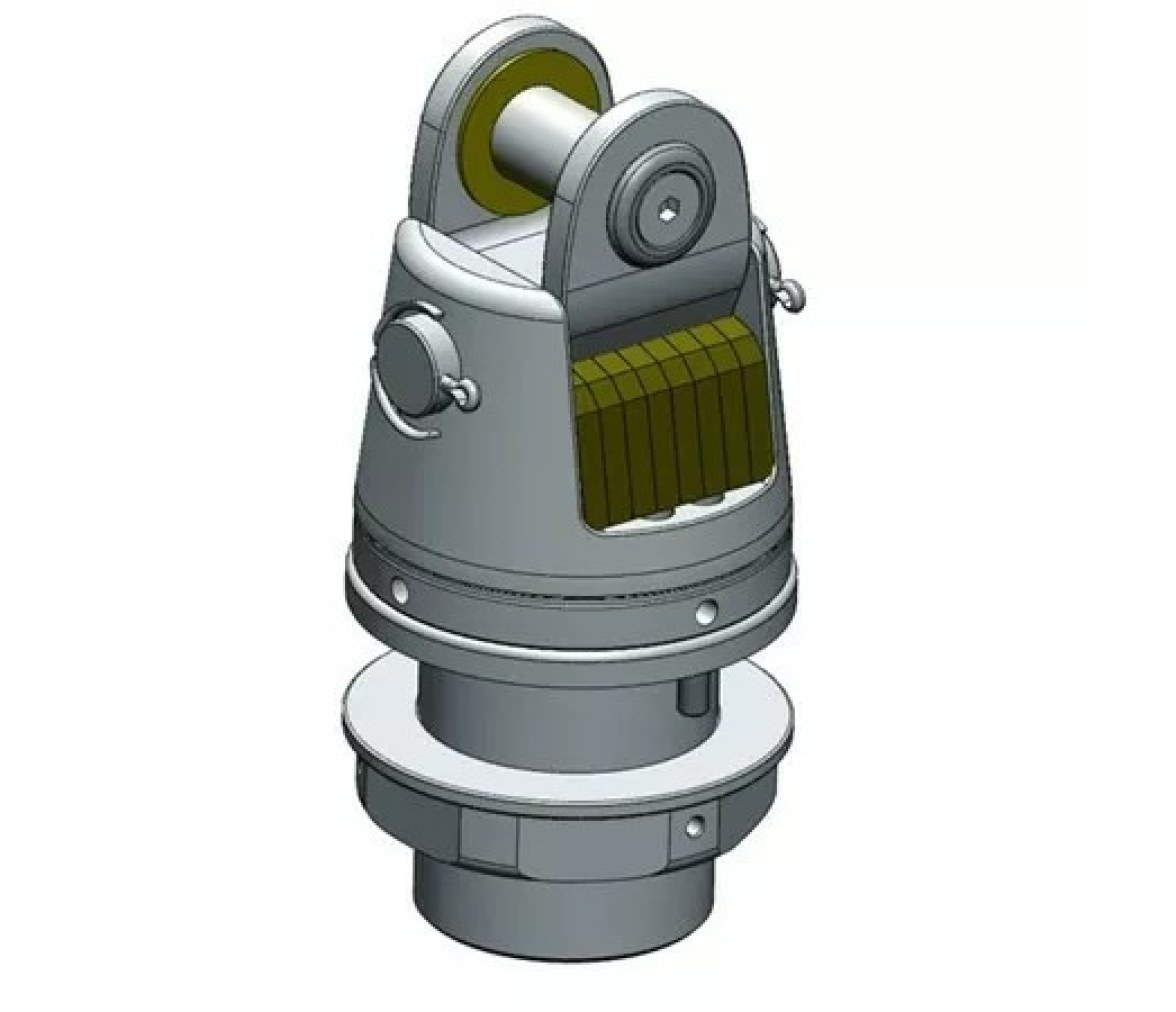Harken C9758 Copete de cubierta con articulación, 23 T