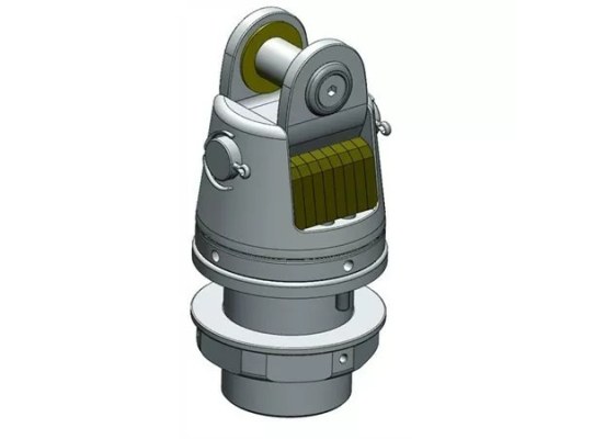 Harken C9758 Copete de cubierta con articulación, 23 T
