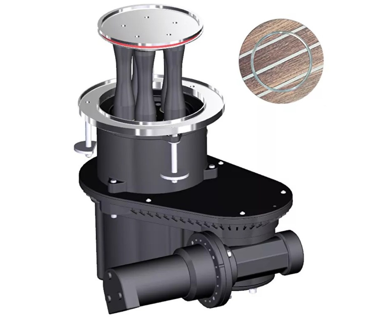 Harken CLR600HTC Winche de amarre hidráulico 600 CLR