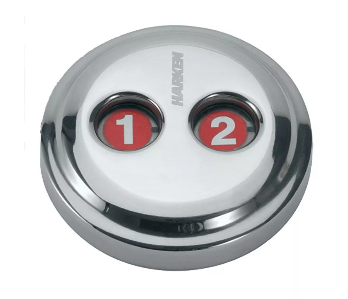Harken DSDSS1-ND Interruptor Digital System Switch acero inox, 1/2 botones