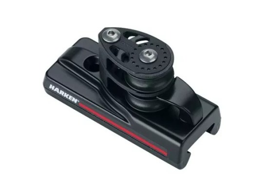 Harken E2250 Polea de reenvío doble roldana 22 mm End Control