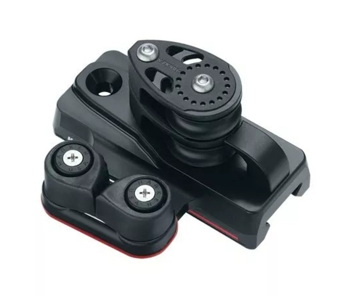 Harken E2756 Organizador de cubierta ESP End Control doble con mordaza de levas