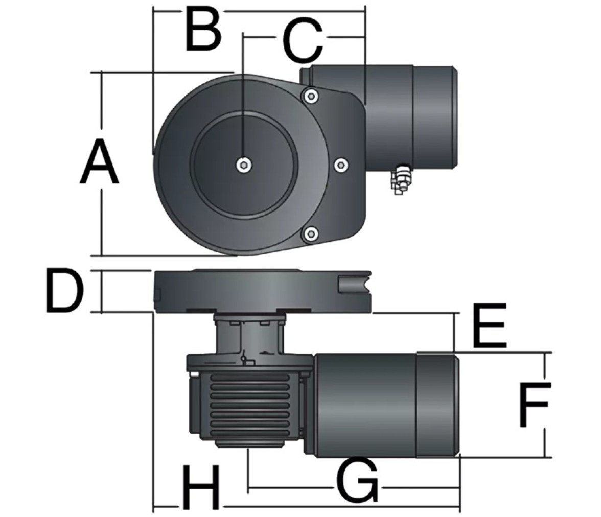 Harken FW500EA24H Polea eléctrica FlatWinder 500 a 24 V
