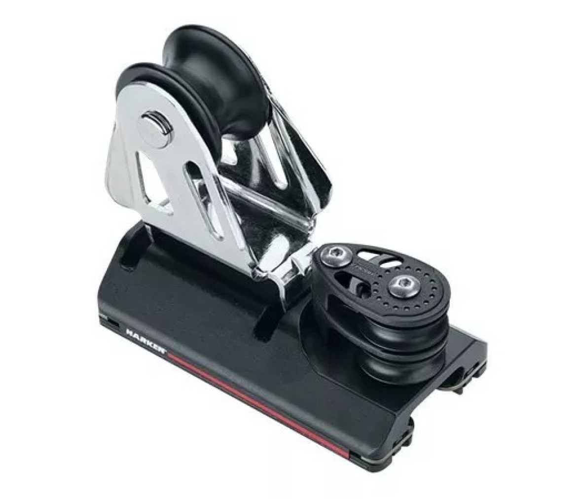 Harken G224B Carro de escota ajustable 22 mm, 2 roldanas, 4:1