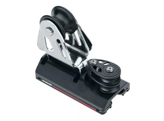 Harken G224B Carro de escota ajustable 22 mm, 2 roldanas, 4:1