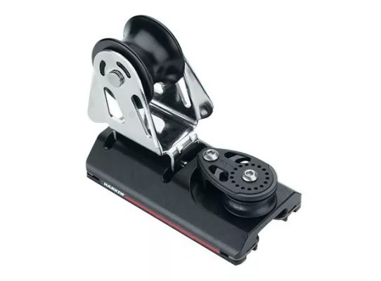 Harken G272B Carro de escota ESP 27 mm ajustable con roldana 2:1