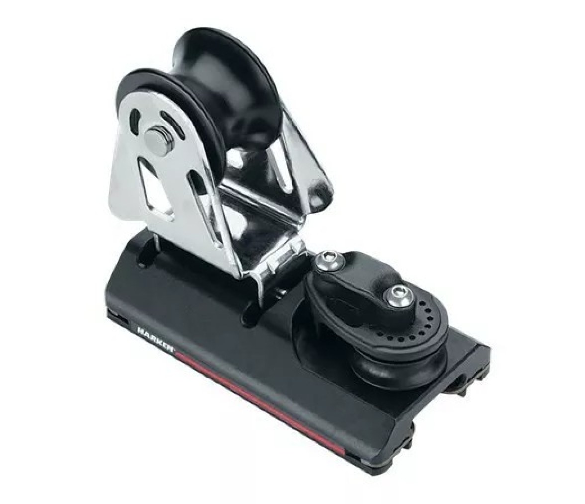 Harken G273B Carro de escota ESP 27 mm ajustable con roldana 2:1