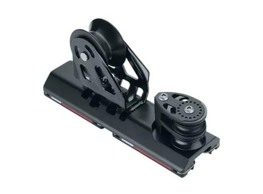 Harken G2747B.HL Carro de escota de mayor ajustable 27 mm 2 roldanas 4:1