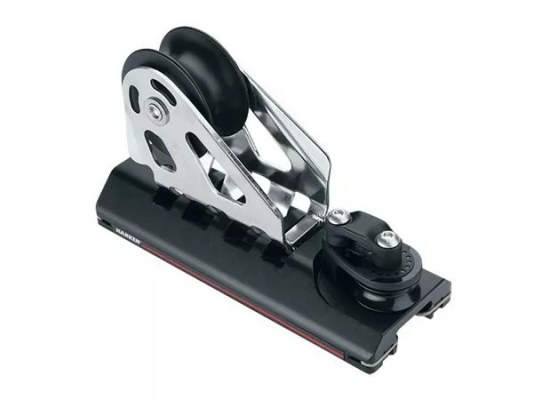 Harken G323B Carro de escota ajustable 32 mm, roldana y tope, 3:1