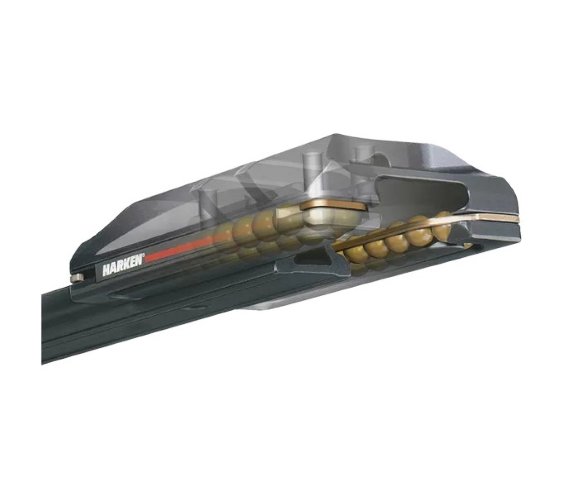 Harken G3247B Carro de escota ajustable 32 mm, 2 roldanas, 4:1