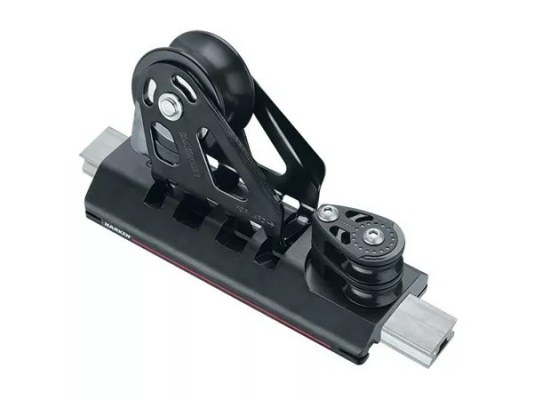 Harken G3247B.NW Carro de escota regulable 32 mm, 2 roldanas, 4:1