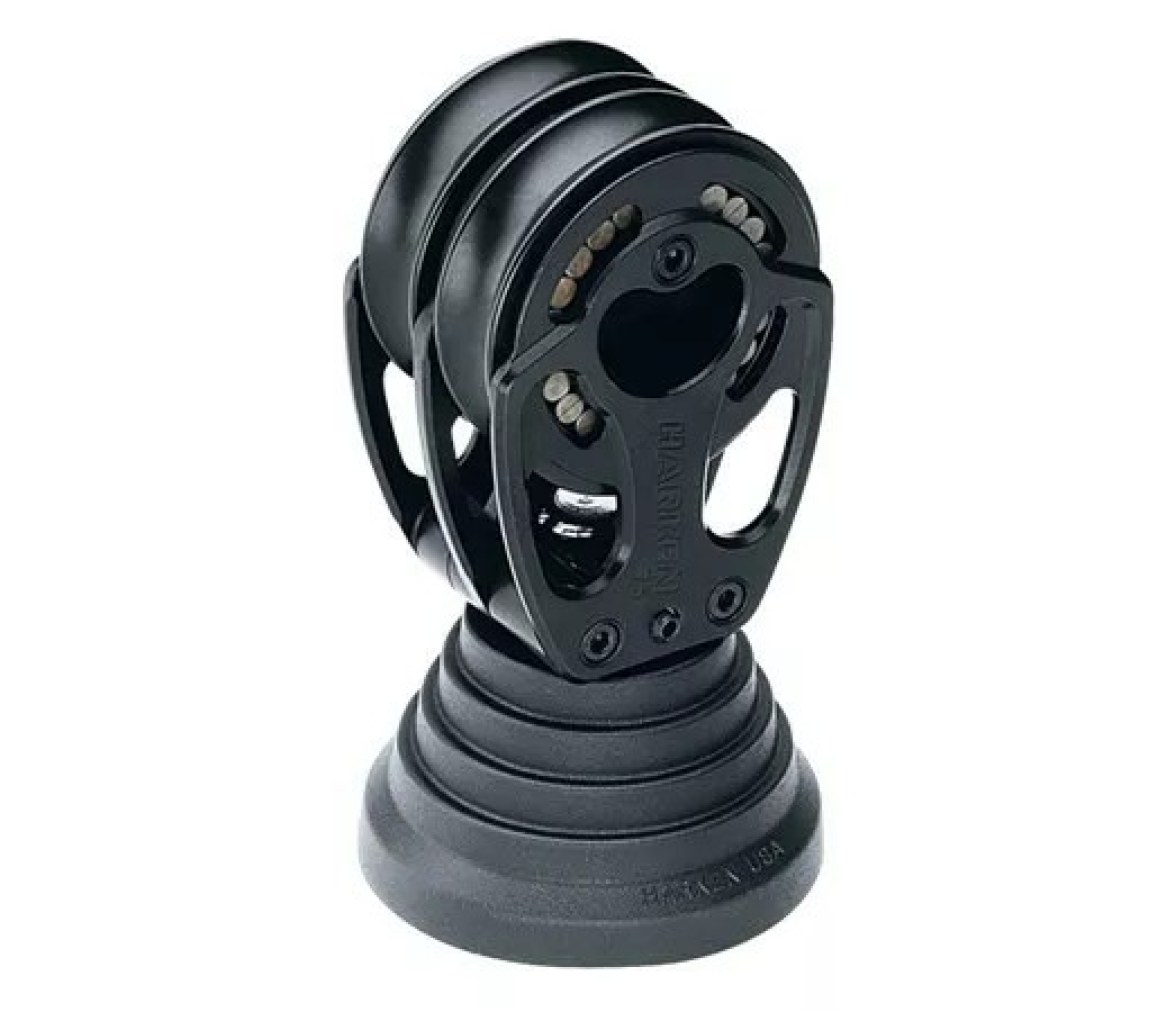 Harken HBB254 Polea doble con muelle aluminio 75 mm