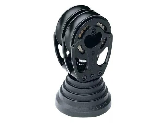 Harken HBB254 Polea doble con muelle aluminio 75 mm