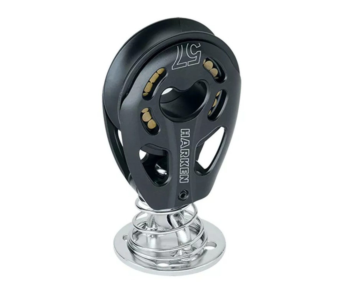 Harken HBB328 Polea de aluminio 57 mm con muelle