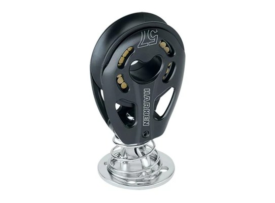 Harken HBB328 Polea de aluminio 57 mm con muelle