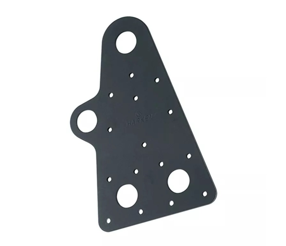 Harken HBB68 Placa de cabezada con guías