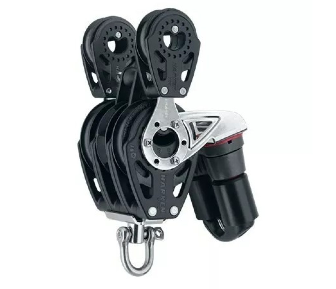 Harken HC8454 Polea triple de carraca con mordaza de levas