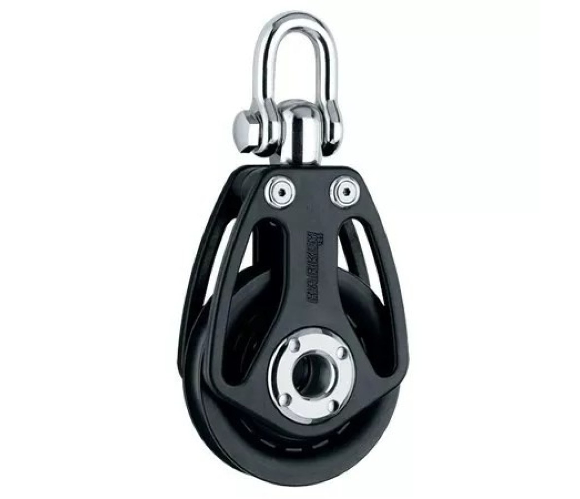 Harken HC8657 Polea de aluminio de 125 mm con giratoria