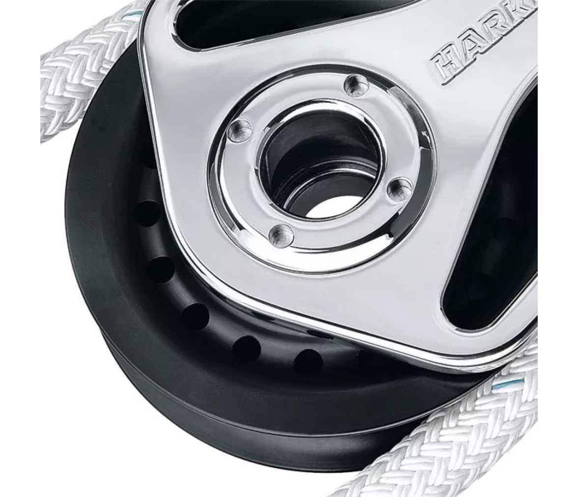 Harken HC9985 Polea de 75 mm con roldana y giratoria