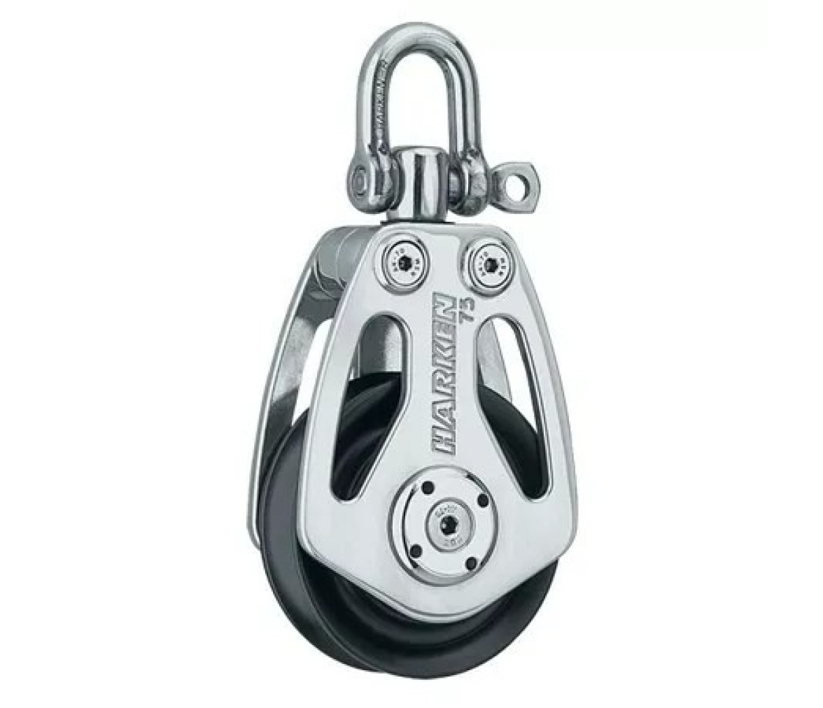 Harken HC9985 Polea de 75 mm con roldana y giratoria