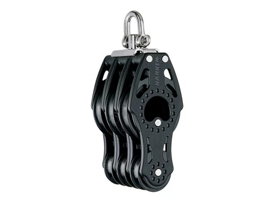 Harken HSB379 57 mm triple fiddle block with swivel
