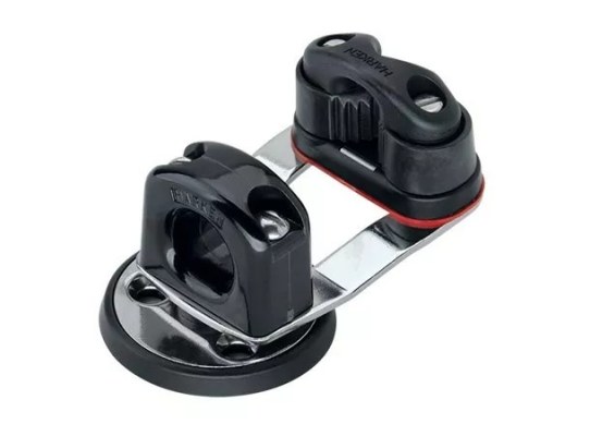 Harken HSB538 Micro Cam Base con giratoria y ojo de buey