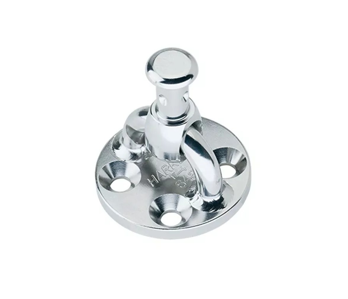 Harken MS-3018 Conjunto de cáncamo con poste para polea de 100/125 mm