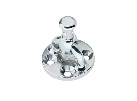 Harken MS-3018 Conjunto de cáncamo con poste para polea de 100/125 mm