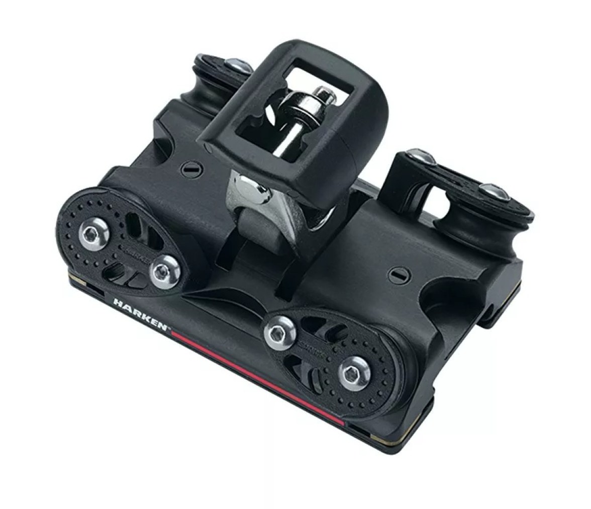 Harken T2742B Carro de escota 27 mm con muelle 4:1