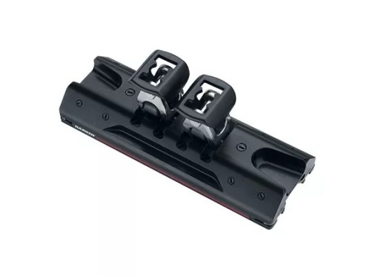 Harken T3204B Carro de escota de 32 mm doble con muelle y articulación