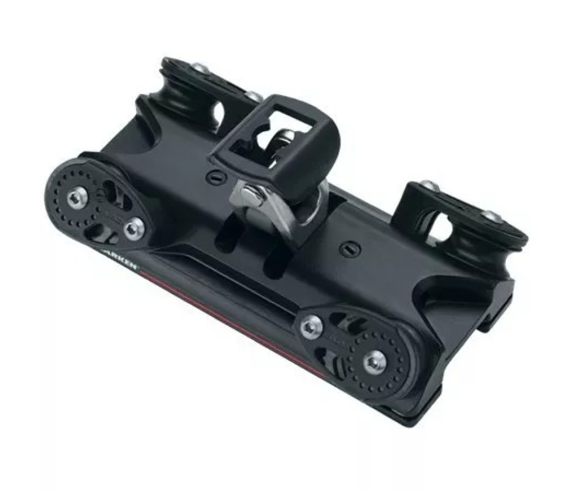 Harken T3242B.HL Carro de escota 32 mm con muelle, 4:1