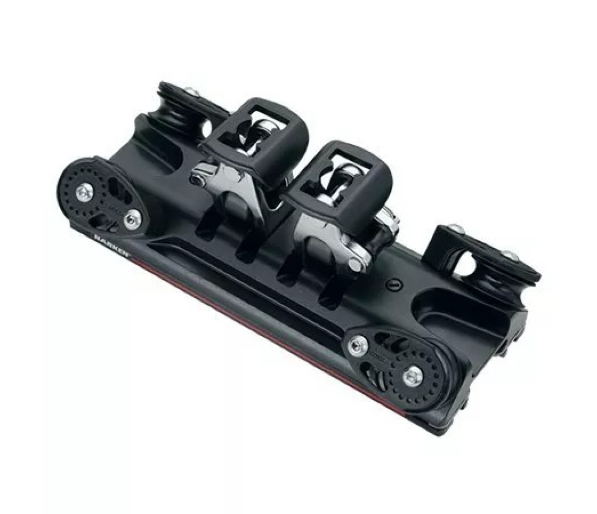 Harken T3249B Carro doble con muelle y articulación 32 mm