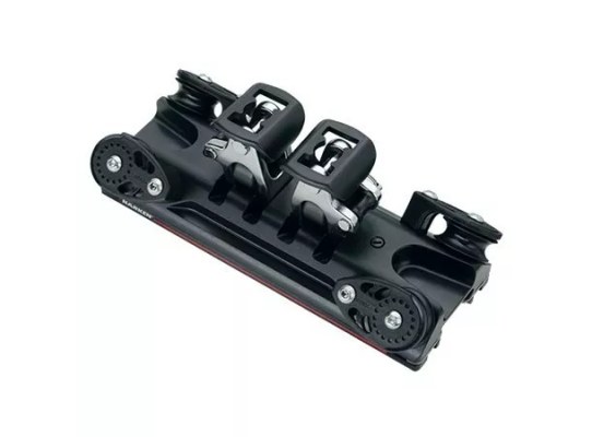 Harken T3249B Carro doble con muelle y articulación 32 mm