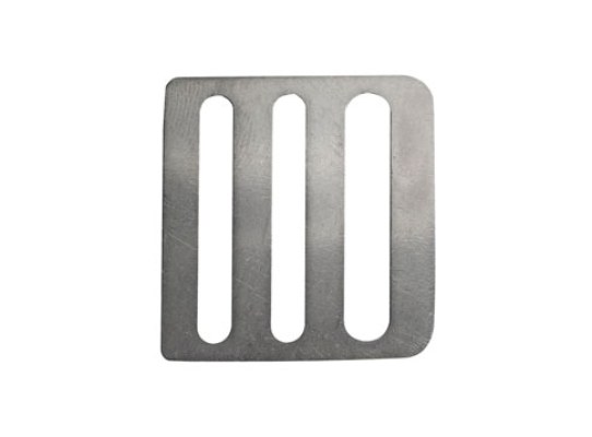 3-slit buckle made of stainless steel