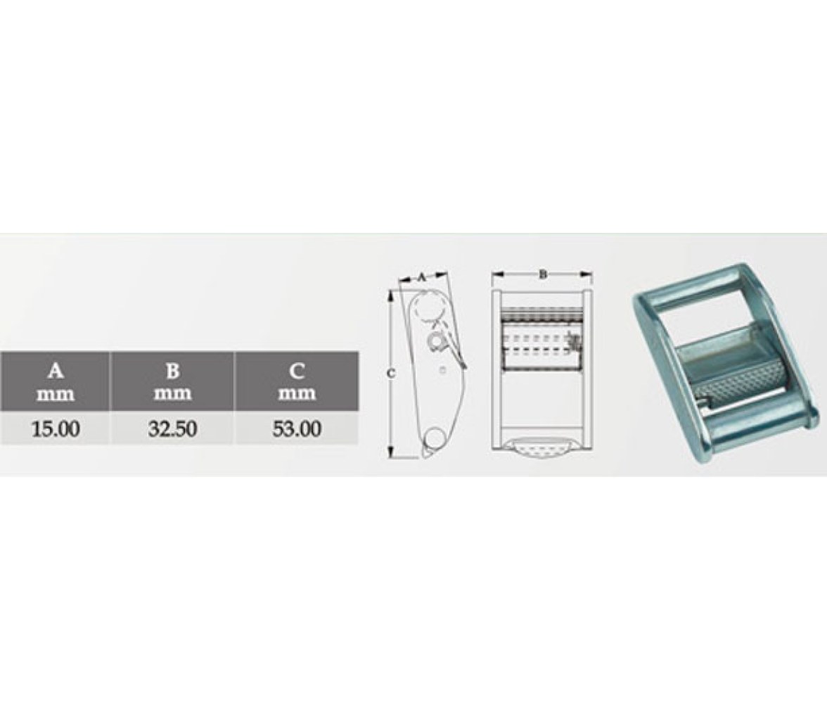 Hebilla Trinquete Inox 316 Vinox