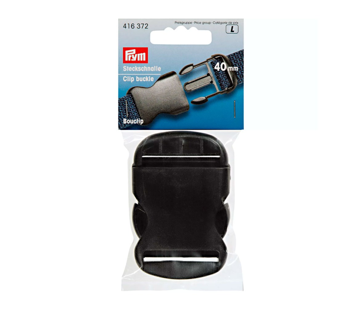 Prym Hebillas de Clip Fuerte Negro