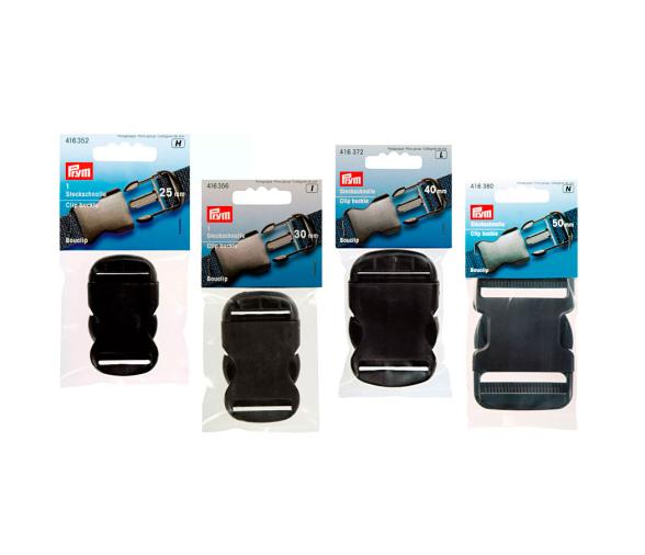 Prym Hebillas de Clip Fuerte Negro