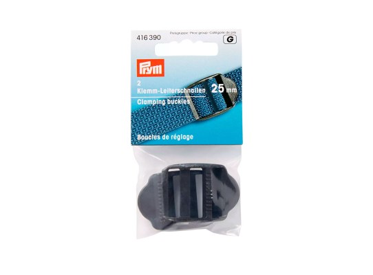 Prym Hebillas de Sujeción Negro 25 mm