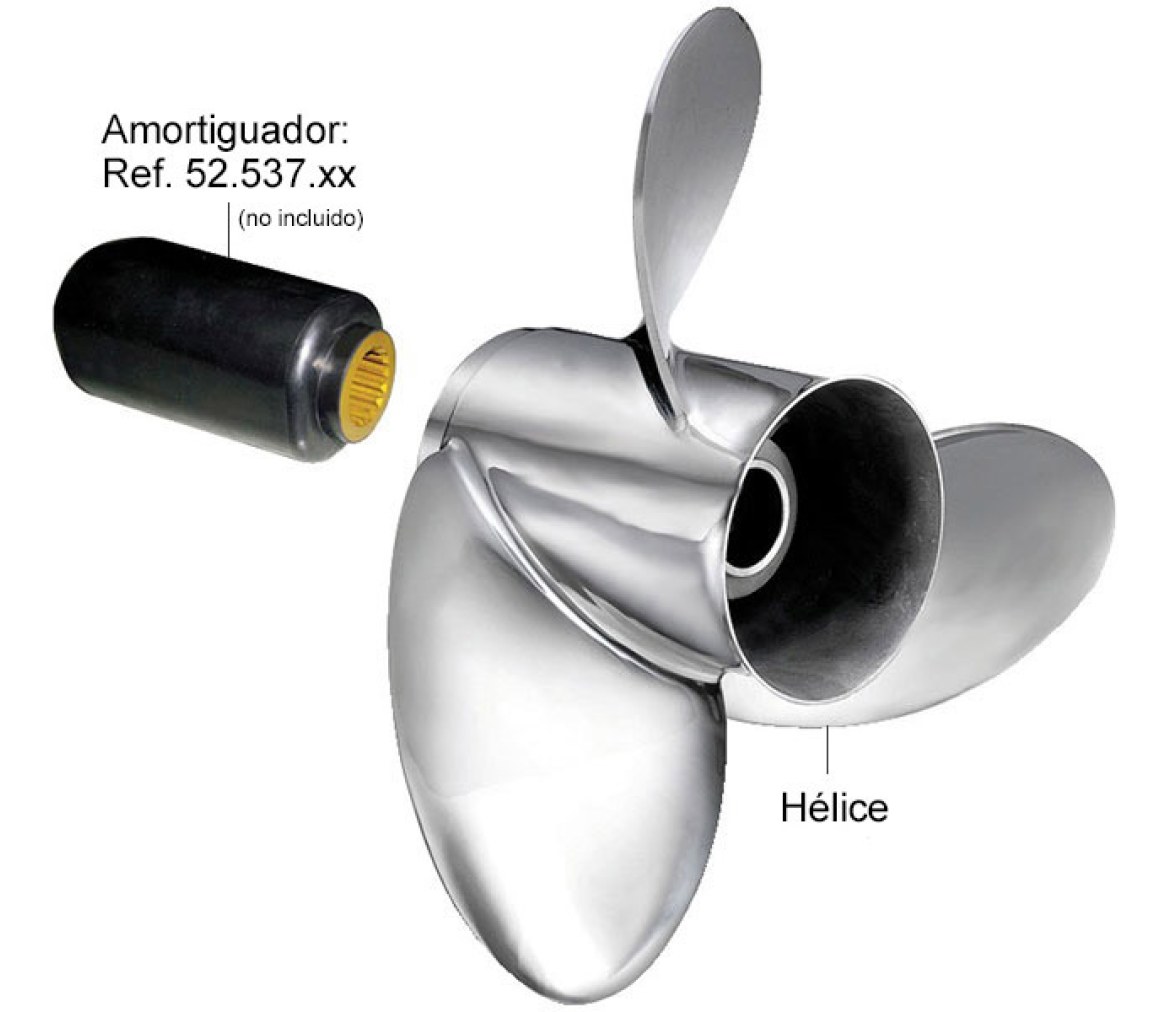 Helice Inox Solas Yamaha-Mercury-Suzuki-Tohatsu-Selva-Honda-Johnson 60 hasta 140