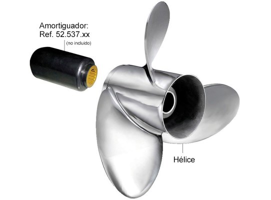 Solas Stainless Steel Propeller 135 up to 300 Yamaha-Mercury-Suzuki-Volvo-Selva-