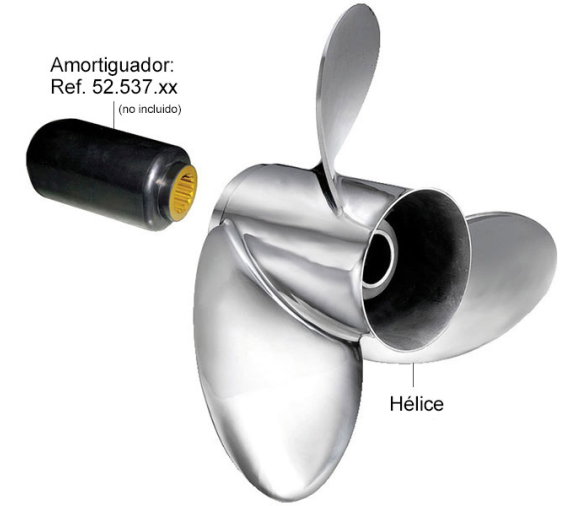 Helice Inox Solas Yamaha-Mercury-Suzuki-Volvo-Selva-Honda-Johnson 135 hasta 300