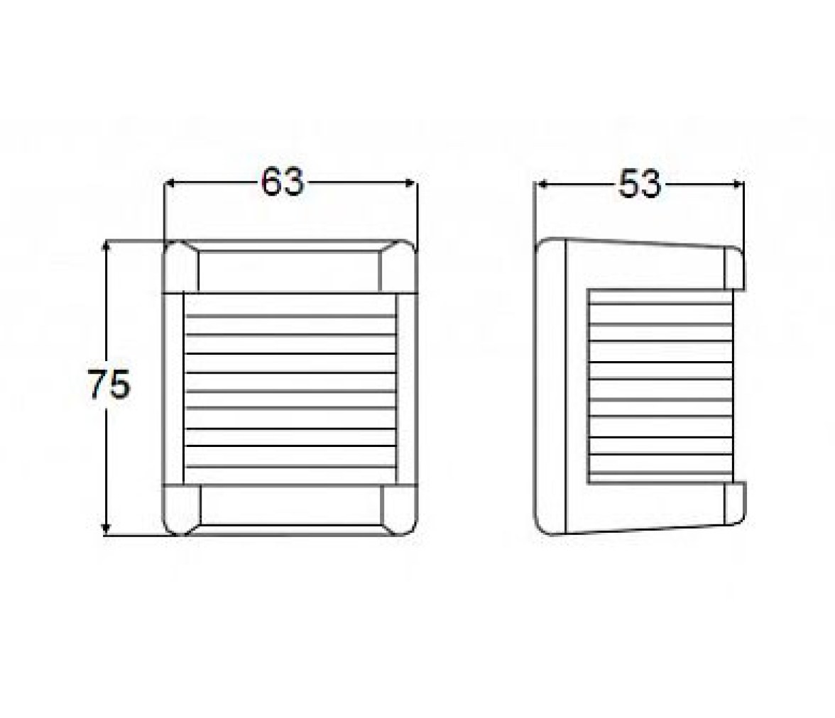 Hella Marine Luz Posicion Alcance 2 Millas Carcasa Negra 10W